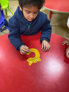 KG1B Christmas party and Letters project28