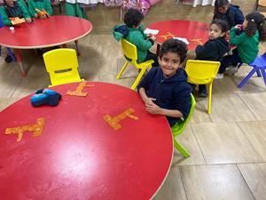 KG1B Christmas party and Letters project37